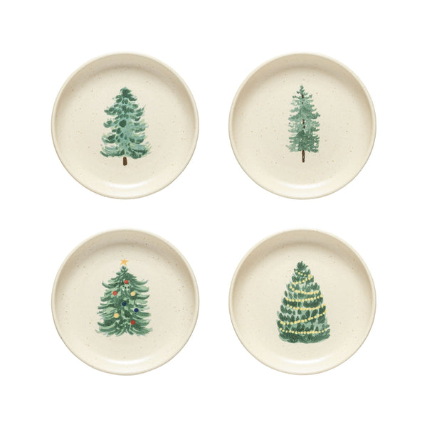 Pacifica Tree Appetizer Plate Set of 4