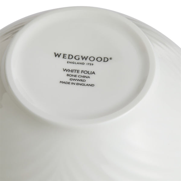 Wedgewood White Folia Bulb Vase
