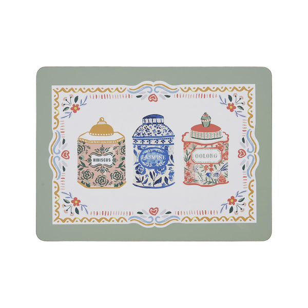 Ulster Weavers Tea Tins Placemats S/4