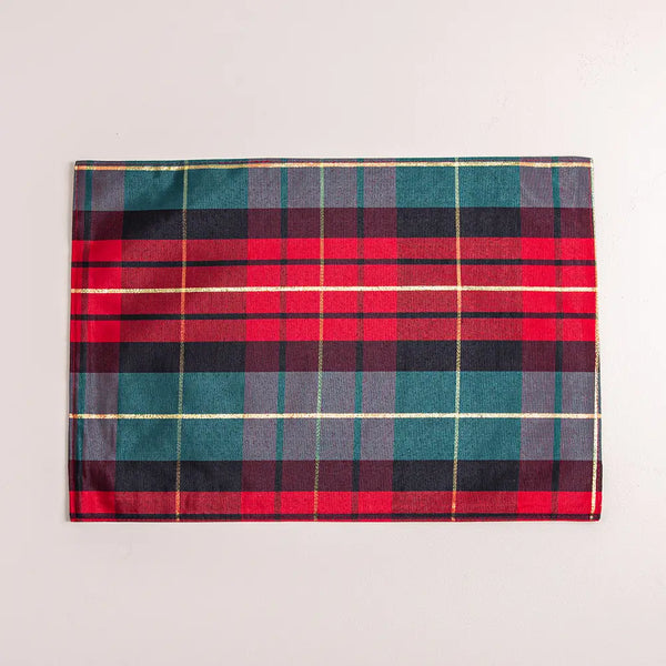 Christmas Plaid Placemats Set of 4