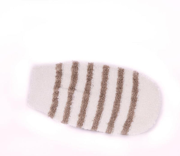 Striped Bath Mitt