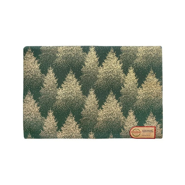 Metallic Golden Forest Placemats Set of 4