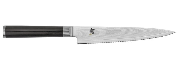 SHUN Classic Onyx 6" Serrated Utility Knife