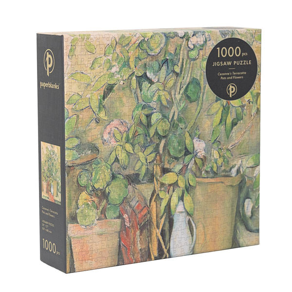 Cezanne's Terracotta Pots and Flowers Puzzle