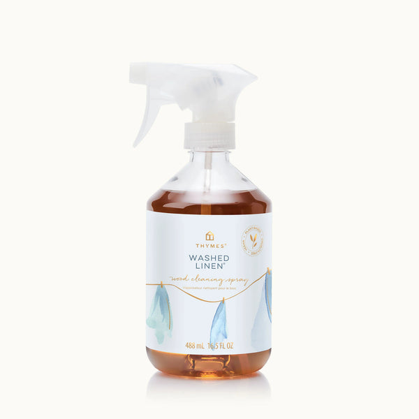 Thymes Washed Linen Wood Cleaning Spray