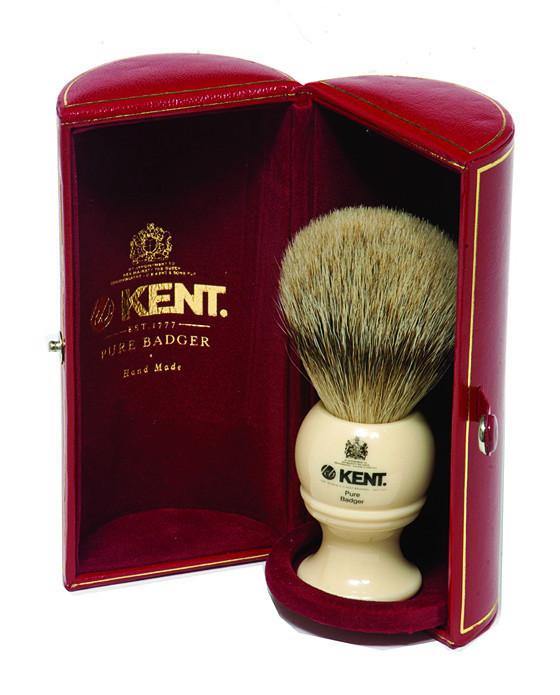 Kent Pure Silver Tip Badger Shaving Brush